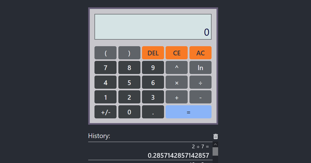 Front End Libs Project 4 - Calculator